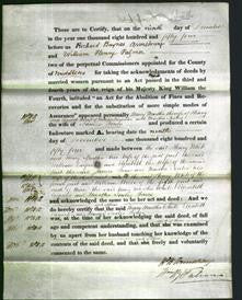 Deed by Married Women - Ann Staples-Brown-Original Ancestry