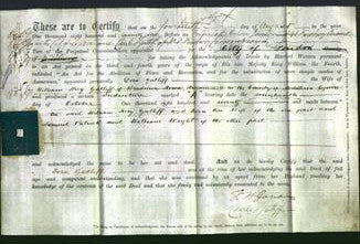 Deed by Married Women - Dora Gatliff-Original Ancestry