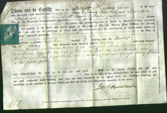 Deed by Married Women - Fanny Elizabeth Langley-Original Ancestry