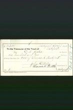 Wakefield, Massachusetts Payment Voucher - D W Ricker