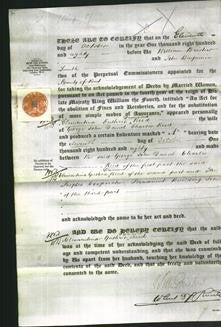 Deed by Married Women - Clementina Guthrie Drummond Reed-Original Ancestry