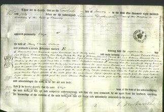 Deed by Married Women - Eliza Salmon-Original Ancestry