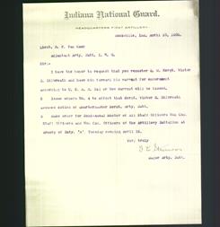 Letterhead - Indiana National Guard