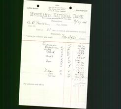 Bank Letterhead - Merchants National Bank