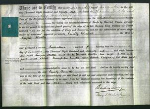 Deed by Married Women - Emily Dorville Walter-Original Ancestry