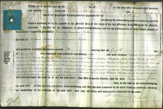 Deed by Married Women - Fanny Cecilia Tubbs-Original Ancestry