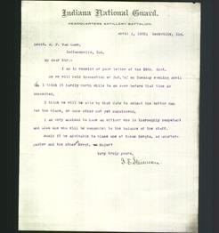 Letterhead - Indiana National Guard