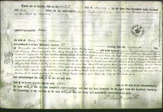 Deed by Married Women - Eliza Salmon-Original Ancestry
