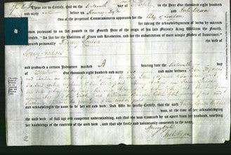 Deed by Married Women - Fanny Louisa Hodges-Original Ancestry