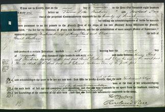 Deed by Married Women - Theodosia Plant, Eliza Shorthouse-Original Ancestry
