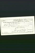 Wakefield, Massachusetts Payment Voucher - Albert O Robinson