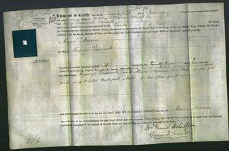 Deed by Married Women - Anna Maria Peacock-Original Ancestry