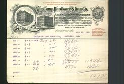 Letterhead - Van Camp Hardware & Iron Co.