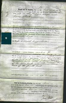 Deed by Married Women - Ann Higginbottom-Original Ancestry