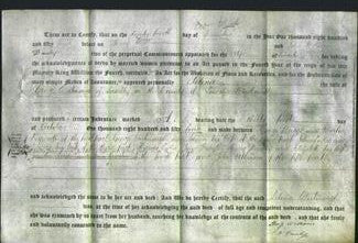 Deed by Married Women - Selina Watmough-Original Ancestry