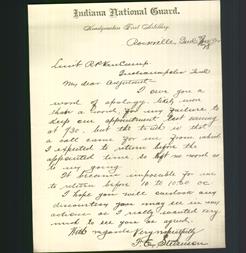 Letterhead - Indiana National Guard