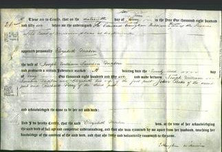 Deed by Married Women - Elizabeth Morton-Original Ancestry
