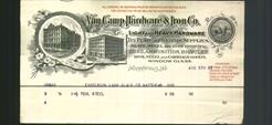 Letterhead - Van Camp Hardware & Iron Co.