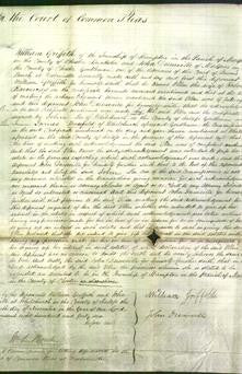 Court of Common Pleas - Ellen Ravenscroft-Original Ancestry