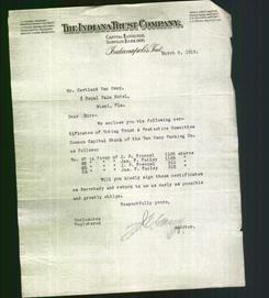 Letterhead - The Indiana Trust Company