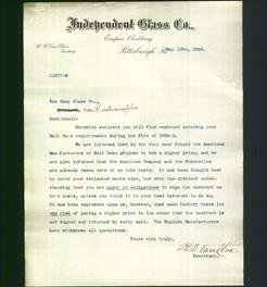 Letterhead - Independent Glass Co.