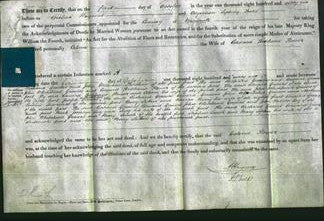 Deed by Married Women - Celina Flower-Original Ancestry