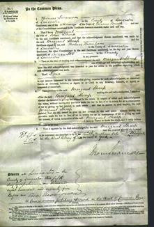 Court of Common Pleas - Margaret Sharp-Original Ancestry