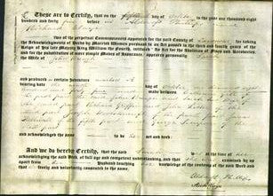 Deed by Married Women - Sarah Brough-Original Ancestry