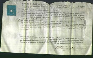 Deed by Married Women - Elizabeth Prout-Original Ancestry