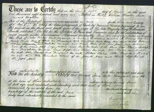 Deed by Married Women - Ann Jackson and Margaret Purdy-Original Ancestry