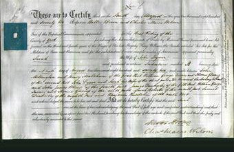 Deed by Married Women - Sarah Dyson-Original Ancestry