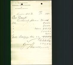 Business Letterhead - A. McDonald