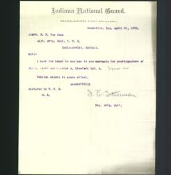 Letterhead - Indiana National Guard