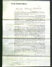 Court of Common Pleas - Elizabeth Grainge-Original Ancestry