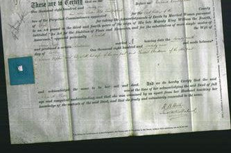Deed by Married Women - Elizabeth Hopper-Original Ancestry