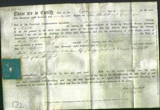 Deed by Married Women - Caroline Leeks-Original Ancestry