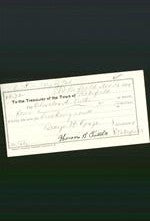 Wakefield, Massachusetts Payment Voucher - Charles A Nutter