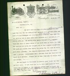 Business Letterhead - Harrisburg Car Manufacturing Company