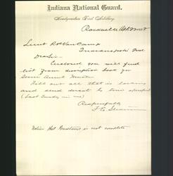 Letterhead - Indiana National Guard