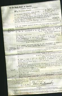 Court of Common Pleas - Mary Elizabeth Hawley-Original Ancestry