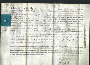 Deed by Married Women - Emma Lovett and Betsey Shutt-Original Ancestry