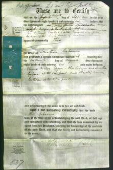Deed by Married Women - Olive Gibson-Original Ancestry