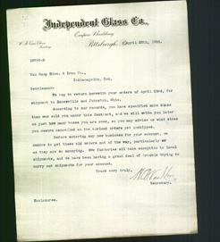 Letterhead - Independent Glass Co.