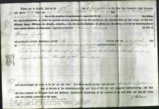Deed by Married Women - Harriet Lyster-Original Ancestry