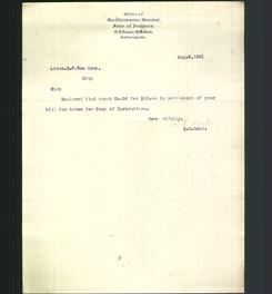 Letterhead - Office of Quartermaster General