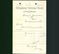 Bank Letterhead - Allegheny National Bank