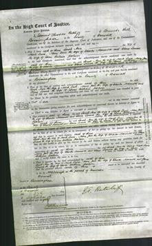 Court of Common Pleas - Sarah Ann Lewis, Mary Jane Marriott and Clara Louisa Palmer-Original Ancestry