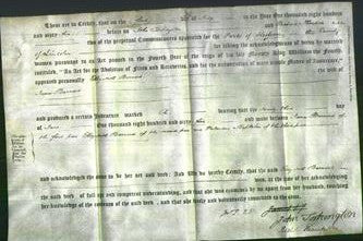Deed by Married Women - Elizabeth Barnard-Original Ancestry