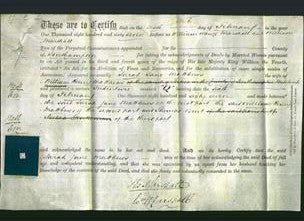 Deed by Married Women - Sarah Jane Matthews-Original Ancestry
