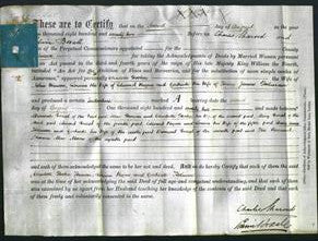 Deed by Married Women - Charlotte Hooker Hinson, Louisa Payne and Gertrude Holman-Original Ancestry